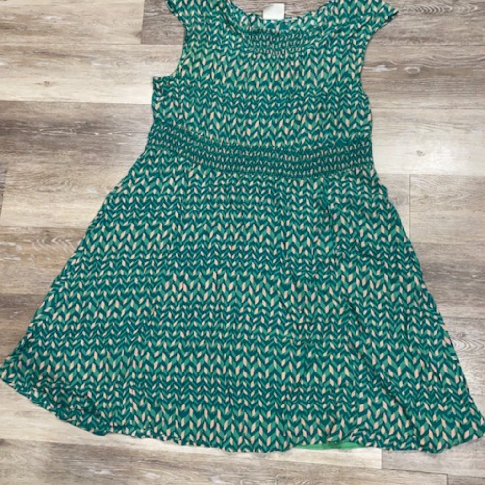 Maeve Anthropology Rayon Dress With Lining Green - Picture 2 of 4